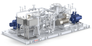 Unattended intelligent mixed - transportation pump skid system